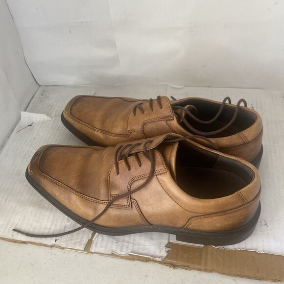 ECCO Men\'s Minneapolis Apron Toe Tie Oxford Size 8 EU 42 Brown Leather See Pics main image 5